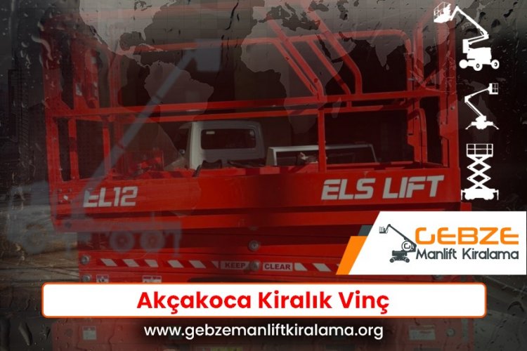 Akçakoca Kiralık Vinç